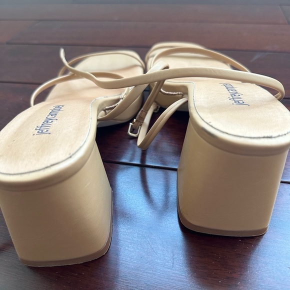 Jeffrey Campbell Tan Block Heel Sandals - Picture 4 of 5